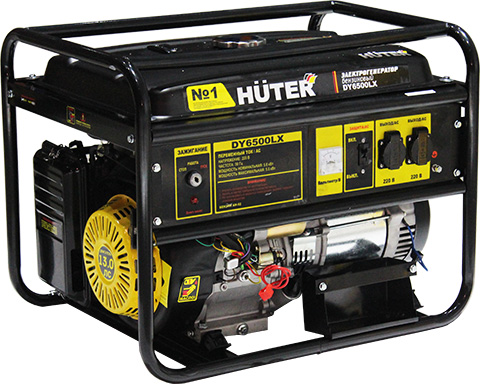 Бензиновый генератор Huter DY6500LX